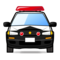 Oncoming Police Car emoji on Emojidex